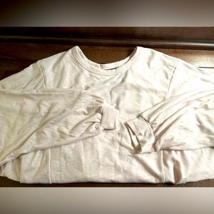 White Birch Twist Back Dolman Sleeve Long Sleeve Top